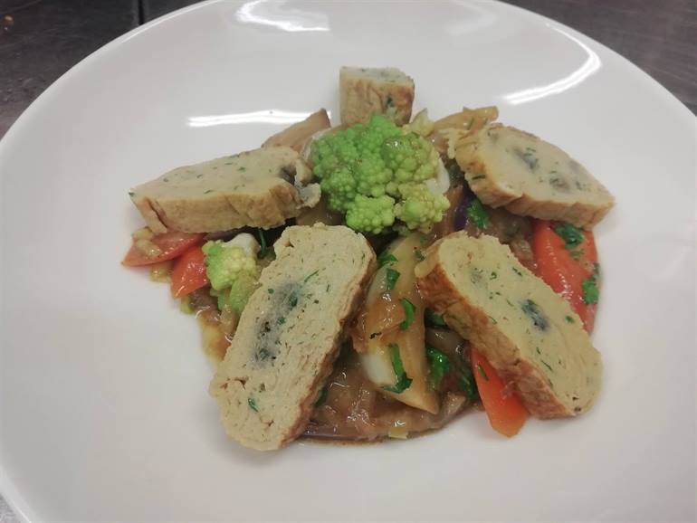 Frittata giapponese con verdure thai