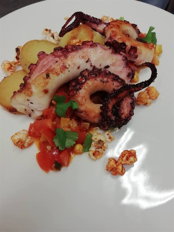 Tentacolo di polpo alla messicana